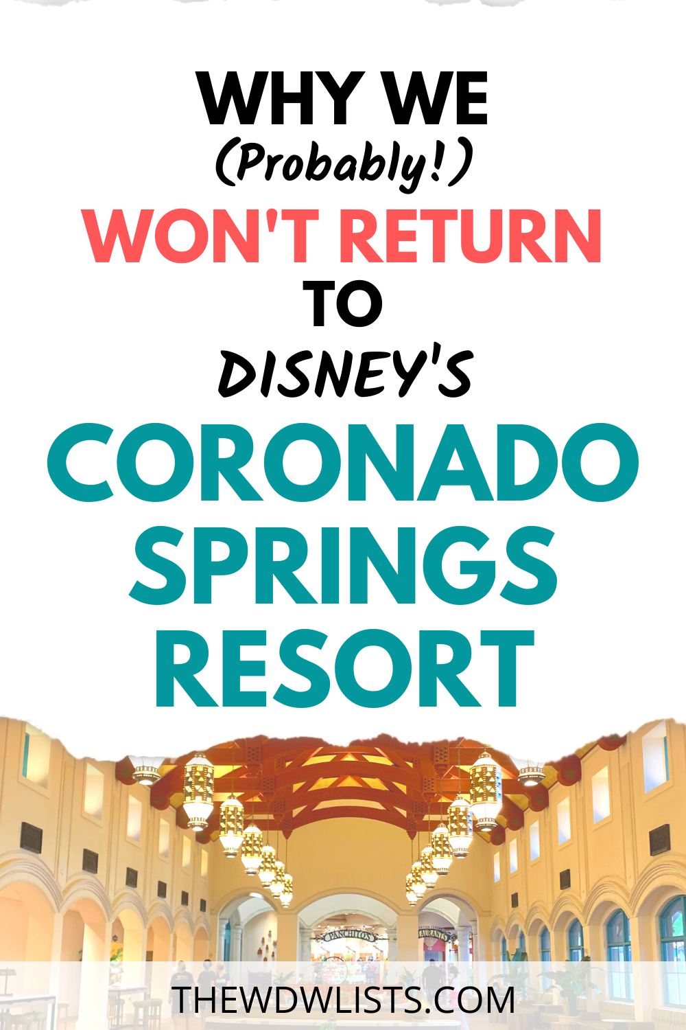 Why We’re Not Returning to Disney’s Coronado Springs Resort